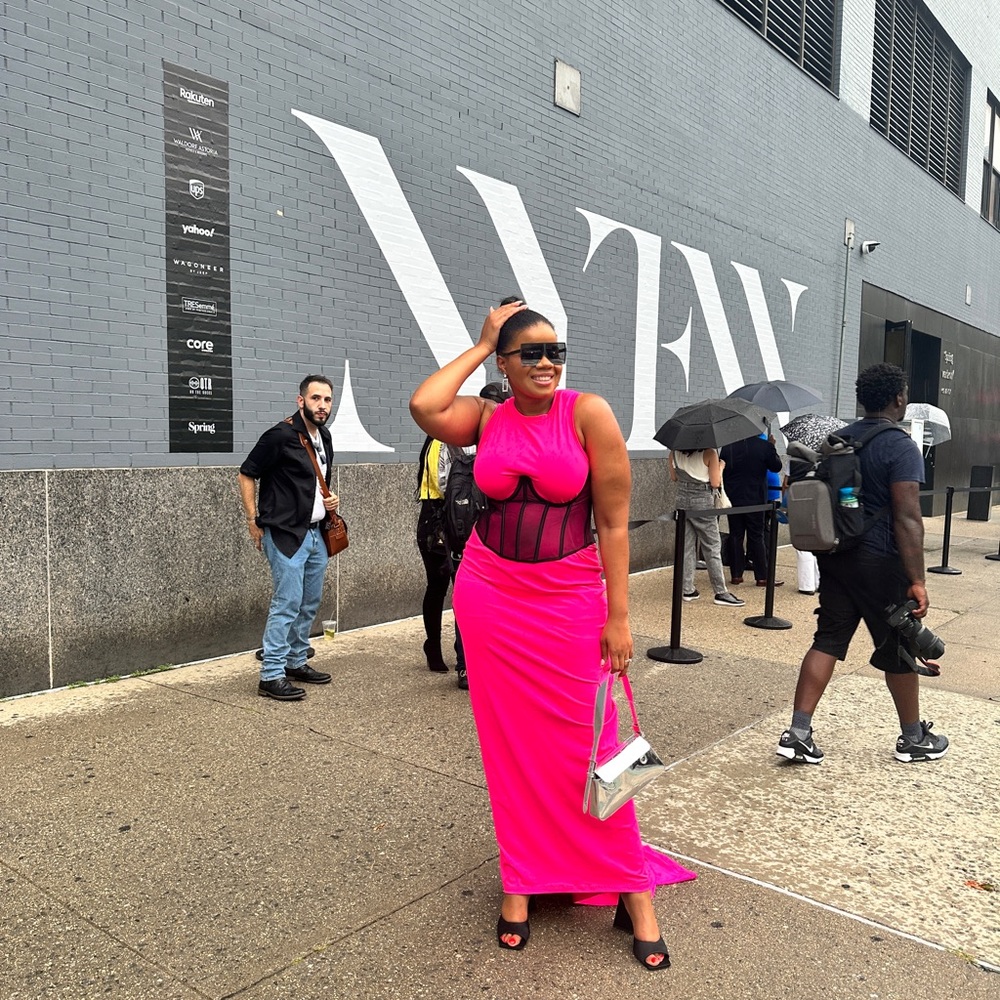 Vibrant Pink Maxi Dress
